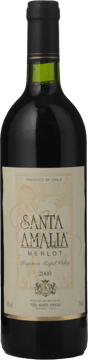 SANTA AMALIA Merlot, Valle del Rapel 2000 Bottle image number 0