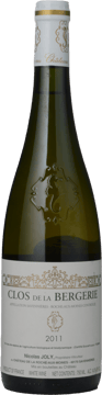 NICOLAS JOLY Clos de la Bergerie, Savennieres 2011 Bottle image number 0