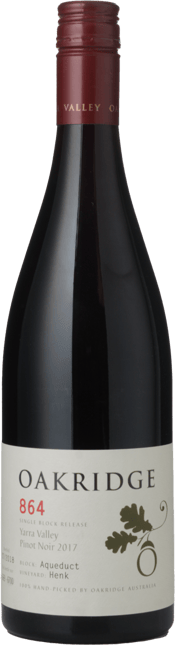 OAKRIDGE WINES 864 Aqueduct Block Henk Vineyard Pinot Noir, Yarra Valley 2017