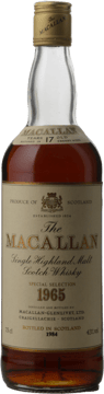 MACALLAN Special Selection 1965 17 years old 43% ABV, The Highlands 1965 Bottle image number 0