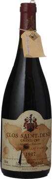 DOMAINE PONSOT Cuvee Vieilles Vignes, Clos Saint-Denis 1987 Bottle image number 0