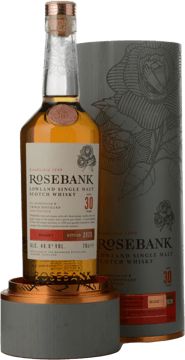 ROSEBANK DISTILLERY 30 Year Old Lowland Single Malt Scotch Whisky 48.6% ABV, Scotland 1990 700ml image number 0