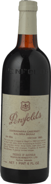 PENFOLDS Bin 60A Cabernet Shiraz, Coonawarra-Kalimna 1962 Bottle image number 0