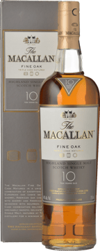 MACALLAN 10 Year Old Fine Oak Triple Cask Matured Single Malt Scotch Whisky NV Bottle image number 0
