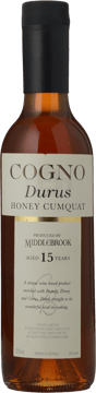 COGNO BROTHERS Durus Honey Cumquat Liqueur Aged 15 Years, McLaren Vale NV Half Bottle image number 0
