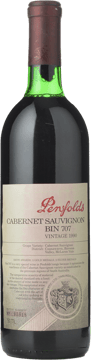 PENFOLDS Bin 707 Cabernet Sauvignon, South Australia 1990 Bottle image number 0