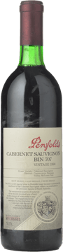 PENFOLDS Bin 707 Cabernet Sauvignon, South Australia 1990 Bottle image number 0