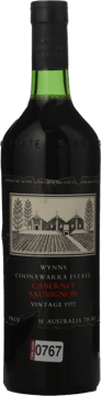 WYNNS COONAWARRA ESTATE Cabernet Sauvignon, Coonawarra 1972 Bottle image number 0