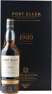 PORT ELLEN Prima and Ultima 41 Year Old Cask Strength 59.6% ABV Scotch Whisky, Islay NV 700ml image number 0