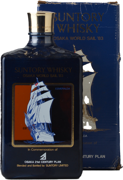 SUNTORY Osaka World Sail 1983 Esmeralda Whiskey 43% ABV, Japan NV