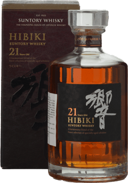 SUNTORY Hibiki 21 Year Old Japanese Whisky 43% ABV, Japan NV 700ml image number 0