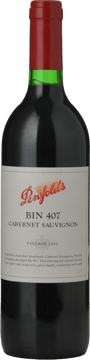 PENFOLDS Bin 407 Cabernet Sauvignon, South Australia 2000 Bottle image number 0