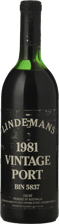 LINDEMANS Bin 5837 Vintage Port, Barossa Valley 1981 Bottle