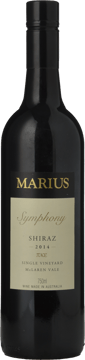 MARIUS WINES Symphony Single Vineyard Shiraz, McLaren Vale 2014 Bottle image number 0