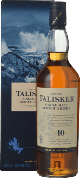 TALISKER 10 Year Old Single Malt Whisky 45.8% ABV, Skye NV 700ml image number 0