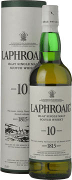 LAPHROAIG 10 Year Old Islay Single Malt Whisky 40% ABV, Islay NV 700ml image number 0