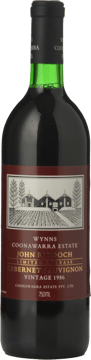 WYNNS COONAWARRA ESTATE John Riddoch Cabernet Sauvignon, Coonawarra 1986 Bottle image number 0