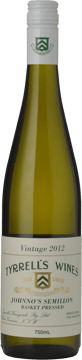 TYRRELL'S Johnno's Basket Pressed Semillon, Hunter Valley 2012 Bottle image number 0