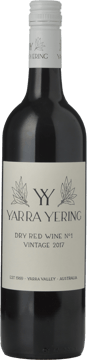 YARRA YERING Dry Red Wine No.1 Cabernets, Yarra Valley 2017 Bottle image number 0