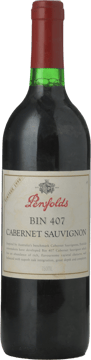 PENFOLDS Bin 407 Cabernet Sauvignon, South Australia 1998 Bottle image number 0
