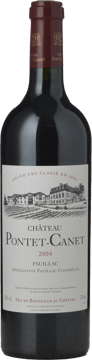 CHATEAU PONTET-CANET 5me cru classe, Pauillac 2004 Bottle image number 0
