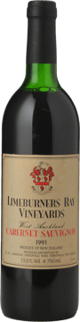LIMEBURNERS Bay Vineyards Cabernet, West Auckland 1991 Bottle image number 0