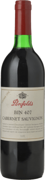 PENFOLDS Bin 407 Cabernet Sauvignon, South Australia 1998 Bottle image number 0