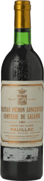 CHATEAU PICHON-LONGUEVILLE COMTESSE DE LALANDE 2me cru classe, Pauillac 1983 Bottle image number 0