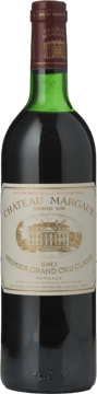 CHATEAU MARGAUX 1er cru classe, Margaux 1983 Bottle image number 0