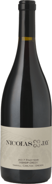 NICOLAS-JAY Bishop Creek Pinot Noir, Yamhill Carlton  2017 Bottle image number 0
