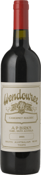 WENDOUREE Cabernet Malbec, Clare Valley 2001 Bottle image number 0