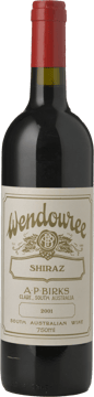 WENDOUREE Shiraz, Clare Valley 2001 Bottle image number 0