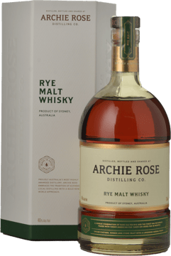 ARCHIE ROSE DISTILLING CO. Rye Malt 46% ABV Whisky Rye Malt, Sydney NV 700ml image number 0