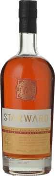 STARWARD NEW WORLD WHISKY DISTILLERY Cognac Casks 48% ABV Whiskey, Melbourne 2022 700ml image number 0