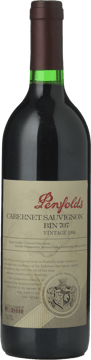 PENFOLDS Bin 707 Cabernet Sauvignon, South Australia 1996 Bottle image number 0