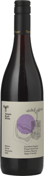TEMPLE BRUER Certified Organic Preservative Free Vegan Friendly Grenache Shiraz Mataro, Riverland 2020 Bottle image number 0