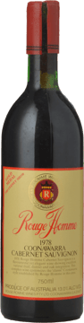 ROUGE HOMME WINERY Cabernet Sauvignon, Coonawarra 1978 Bottle image number 0