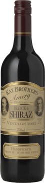 KAY BROS AMERY Block 6 Old Vine Shiraz, McLaren Vale 2003 Bottle image number 0