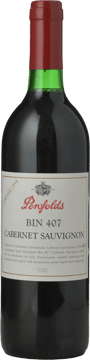 PENFOLDS Bin 407 Cabernet Sauvignon, South Australia 1998 Bottle image number 0