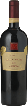 C.J. PASK WINERY Declaration Cabernet Merlot Malbec, Hawkes Bay 2004 Bottle image number 0