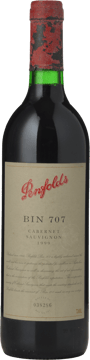 PENFOLDS Bin 707 Cabernet Sauvignon, South Australia 1999 Bottle image number 0
