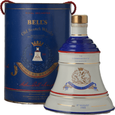 BELL'S Princess Beatrice Wade Ceramic Decanter 43% ABV, Scotland NV Crock