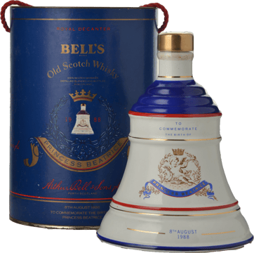 BELL'S Princess Beatrice Wade Ceramic Decanter 43% ABV, Scotland NV Crock image number 0