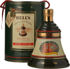 BELL'S Christmas 1991 'The Art of Distilling' Wade Ceramic Decanter 40% ABV, Scotland NV Crock