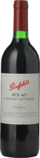 PENFOLDS Bin 407 Cabernet Sauvignon, South Australia 1999 Bottle