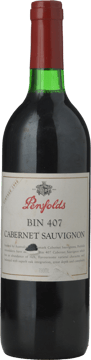 PENFOLDS Bin 407 Cabernet Sauvignon, South Australia 1998 Bottle image number 0