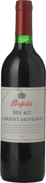 PENFOLDS Bin 407 Cabernet Sauvignon, South Australia 1998 Bottle image number 0