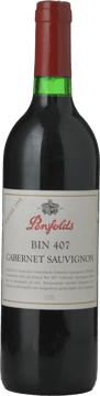 PENFOLDS Bin 407 Cabernet Sauvignon, South Australia 1998 Bottle image number 0