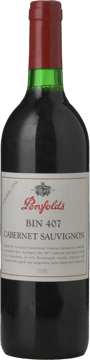 PENFOLDS Bin 407 Cabernet Sauvignon, South Australia 1998 Bottle image number 0