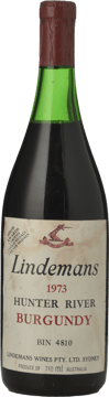 LINDEMANS Bin 4810 (Burgundy) Shiraz, Hunter Valley 1973 Bottle image number 0